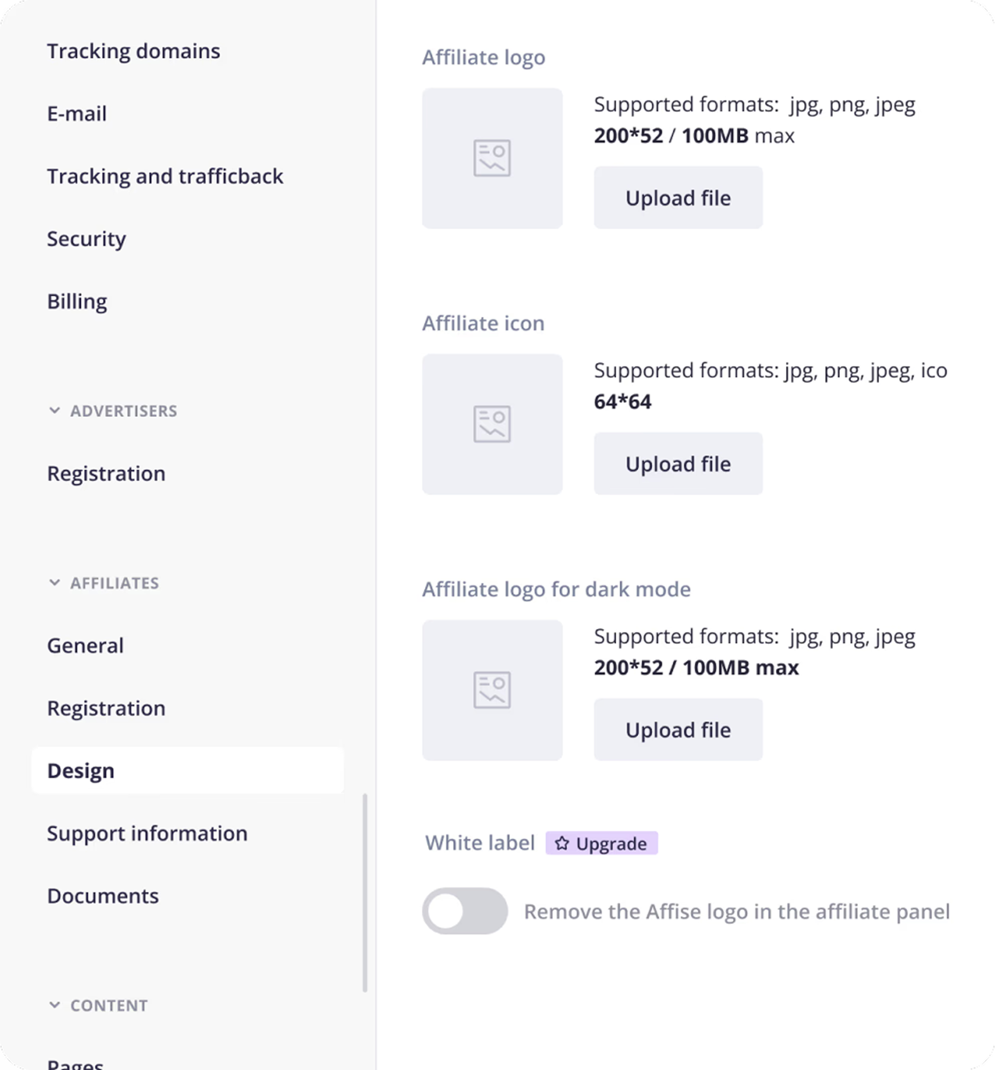 Affise screen 6