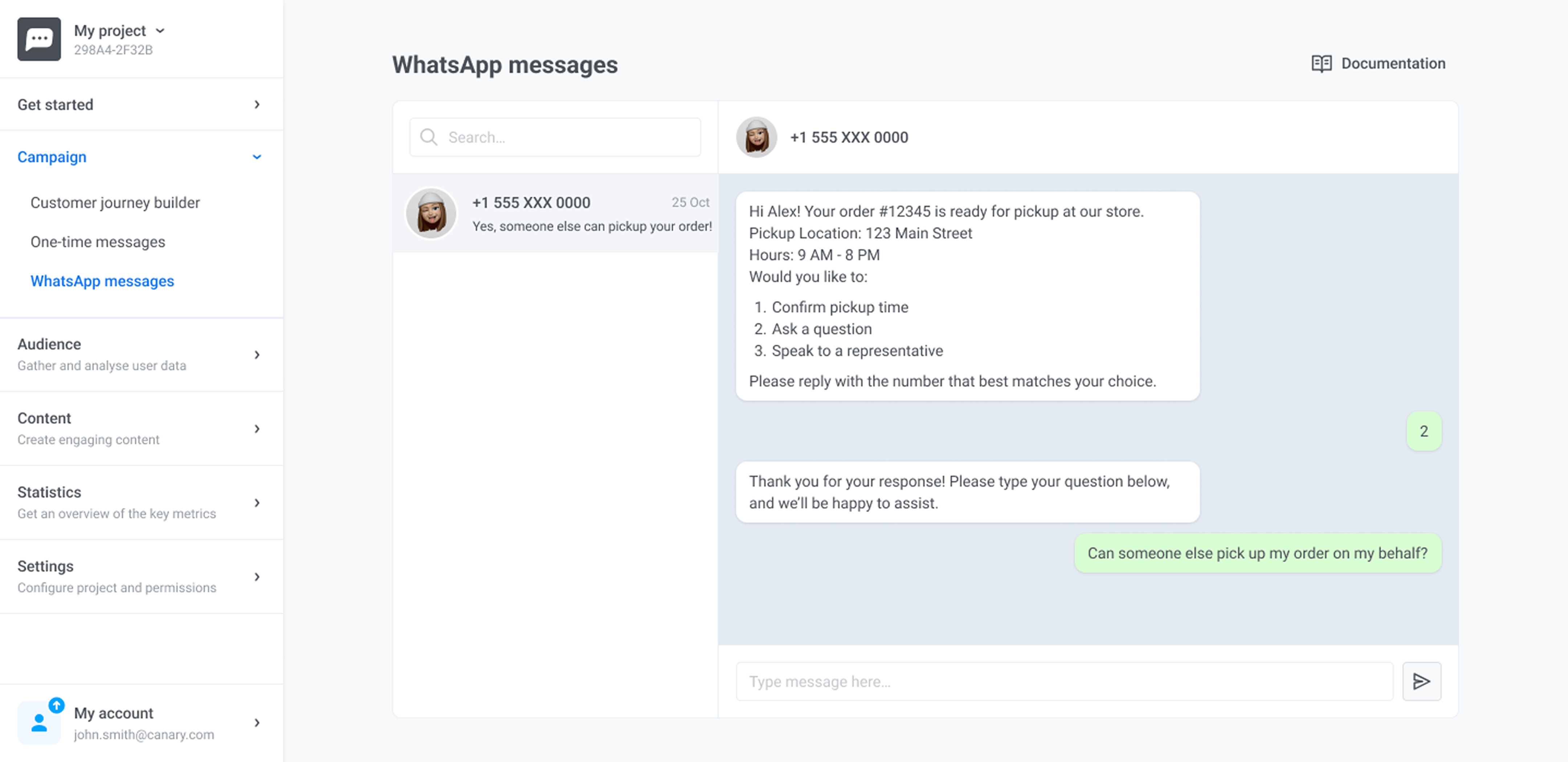 Pushwoosh campaign builder and automation flow overview